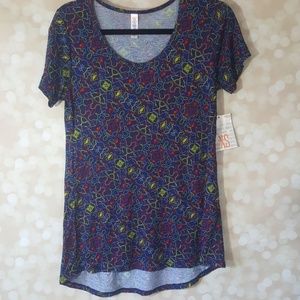 Lularoe classic tee shirt blueprint Xs